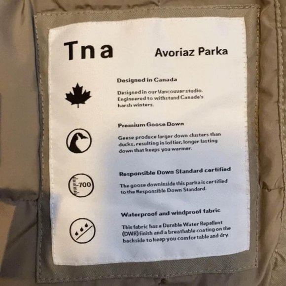 Aritzia TNA Summit Parka Jacket S (fits more like M) - Picture 4 of 7